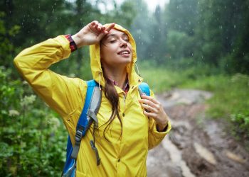 randonnée sous la pluie