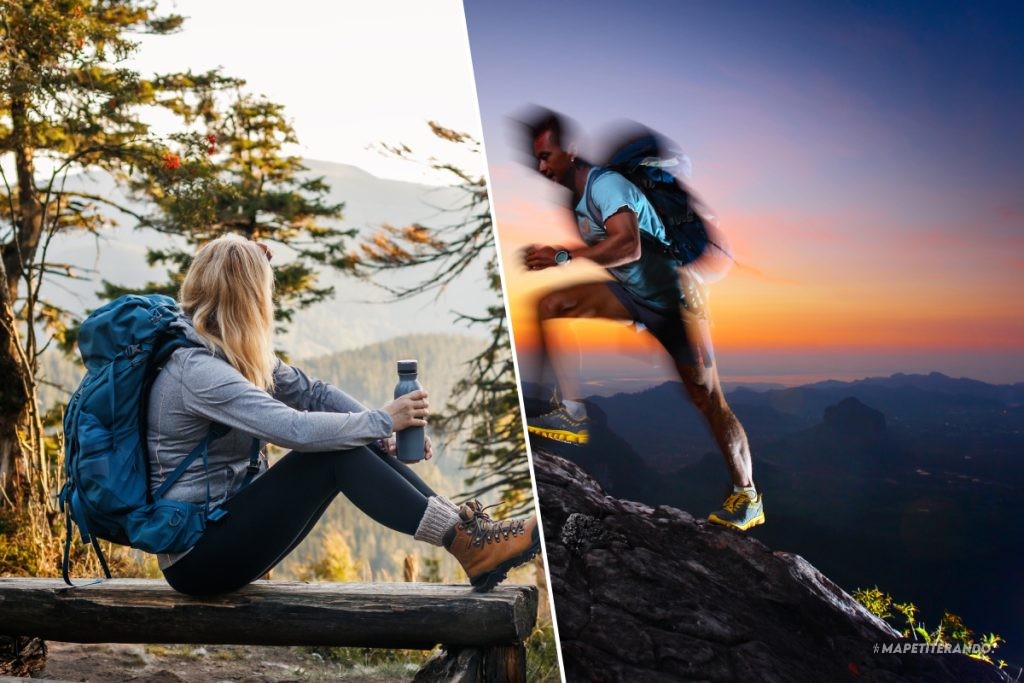 slow vs fast hiking