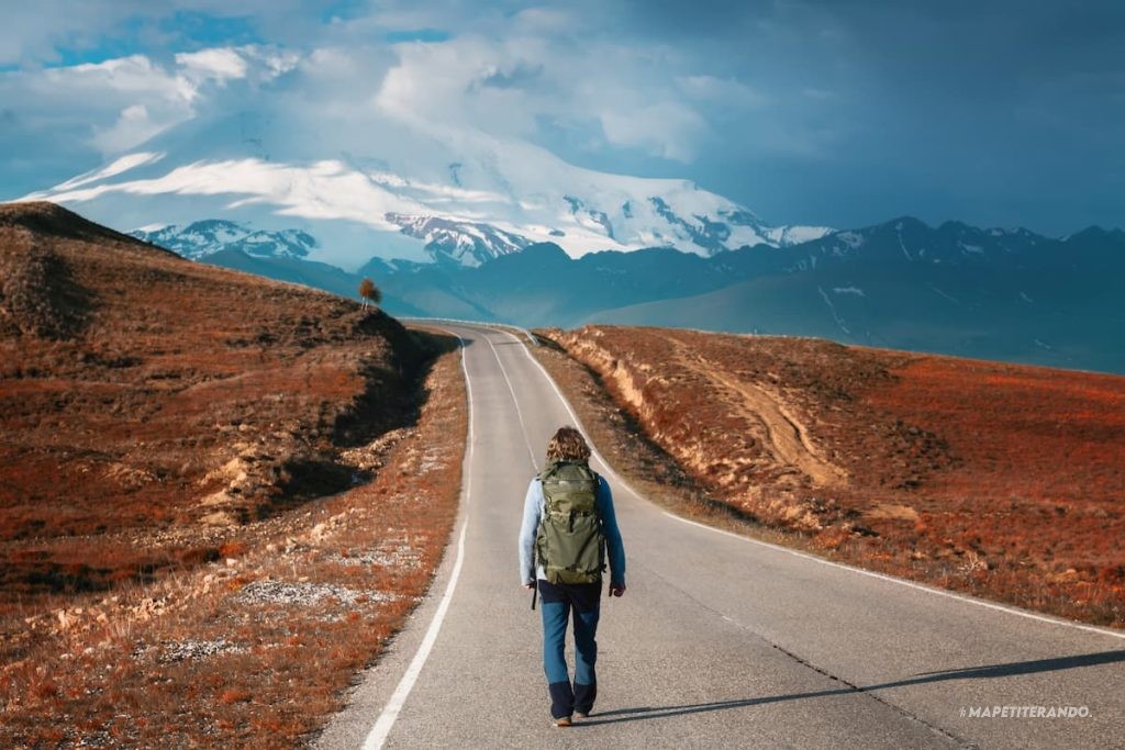 route en randonnée