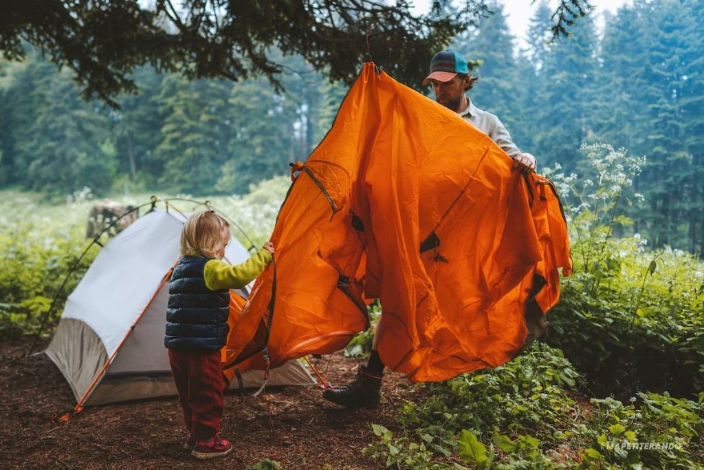 bivouac montagne enfant