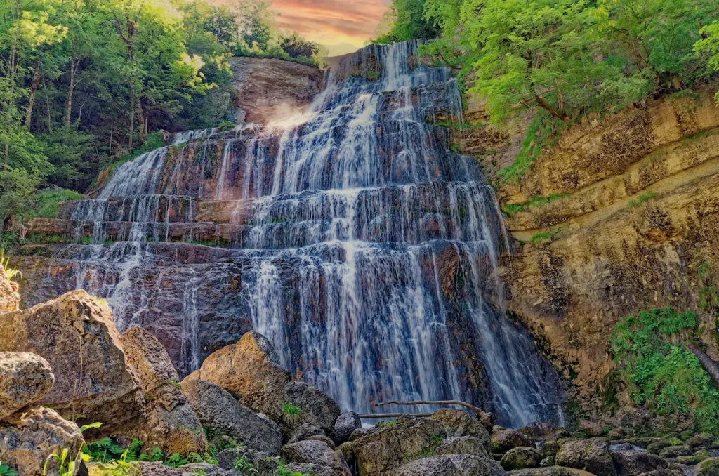cascades de hérisson
