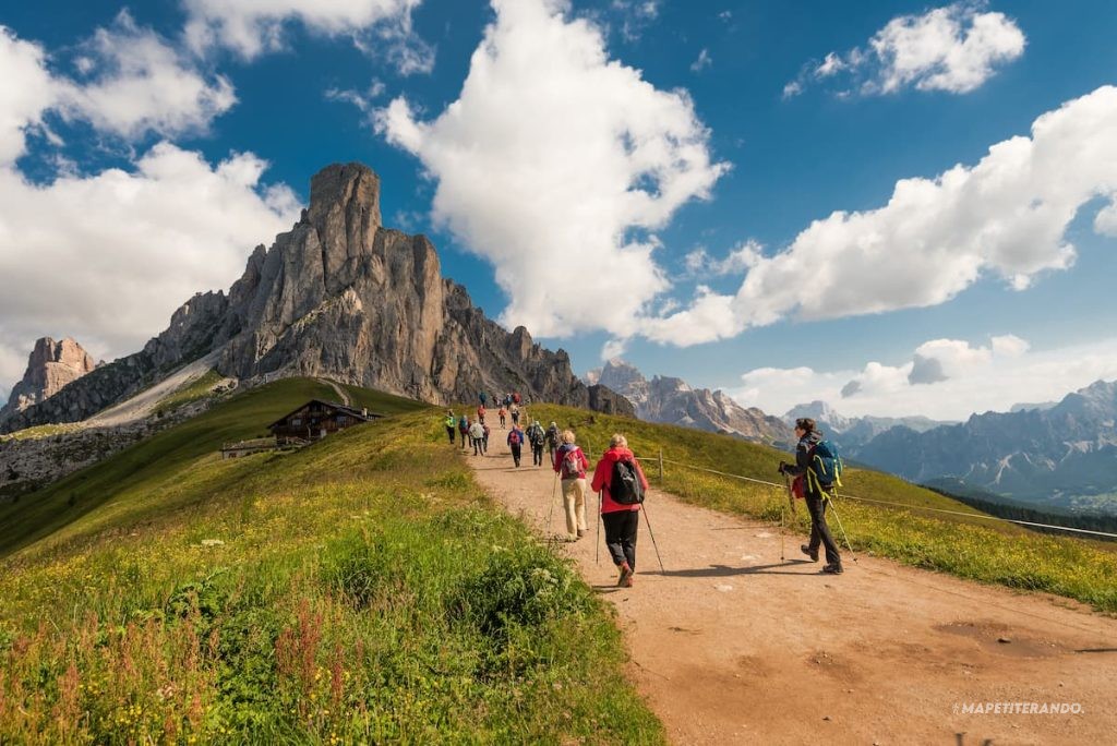 sentier dolomites