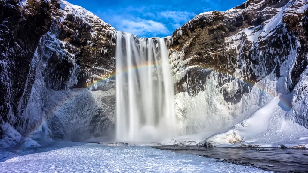 cascades de glace