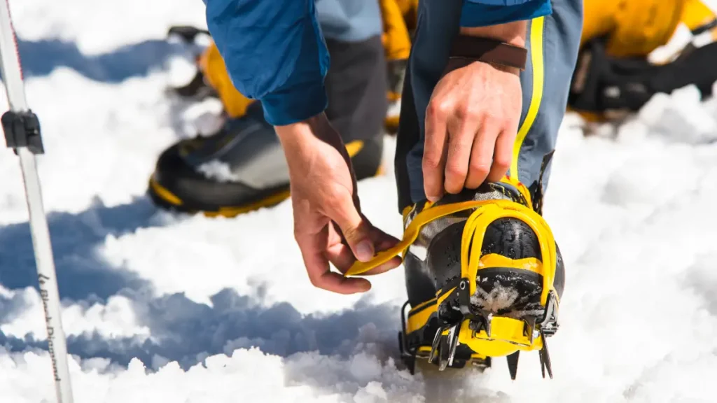 crampons hiver