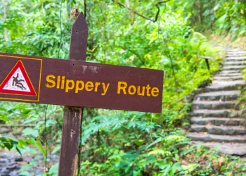 slippery route