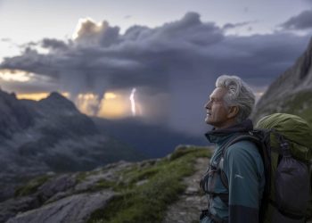 orage randonnée