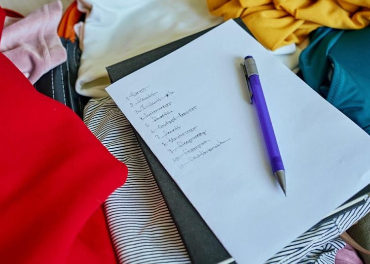 faire sa checklist de voyage