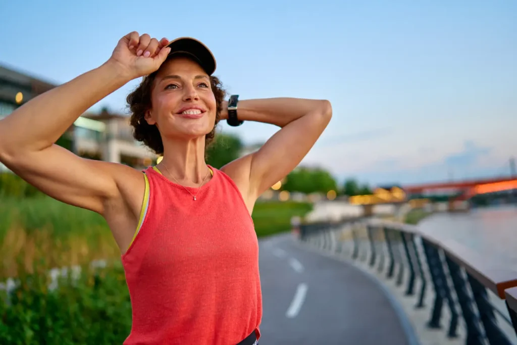 femme qui marche