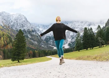femme qui marche