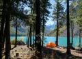 bivouac au lac