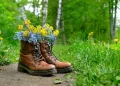 vieilles chaussures rando