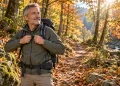 Après 50 ans, 6 erreurs discrètes qui peuvent gâcher une randonnée dès la première heure — illustration générée