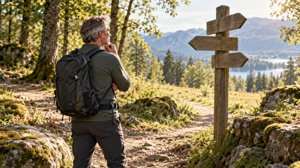 Reprendre la randonnée : les parcours à écarter après une longue pause — illustration générée